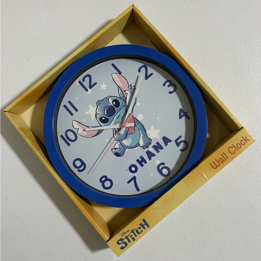 Disney Stitch Analog Wall Clock-New in Box